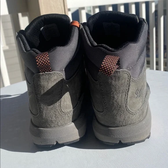 Danner Inquire Mid Waterproof Hiking Boots In Dark Grey/Salmon-Sz 8 - Picture 3 of 16